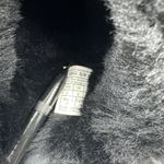 UGG  Disquette Black Suede Fur Cuff Slide Platform Slipper Shoes Size 7 Women New Photo 11