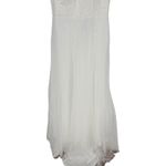 Lulus Love Perfection White Lace Tulle Pearl Beaded Maxi Dress Size M Size M Photo 6