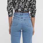 WNTRMSE High Waisted Jacques Straight Leg Jeans Blue Size 2 Photo 3