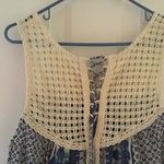 Patrons of Peace NWT  LACE UP BACK GAUZE TOP. XL Photo 2