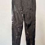 Anthropologie  carbon shimmer cargo pants/joggers Photo 0
