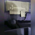 Anthropologie Purple Sateen Satin Trouser Skirt Size 4 $128 New Photo 4