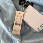 J.Crew  - NWT Cropped Fitted Waist Button Down Stripped Shirt Blouse Sz Xs Photo 8