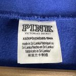 PINK - Victoria's Secret Victoria's Secret Pink Pullover Womens XS Blue Cotton Half Zip Preppy Y2K Casual Photo 3