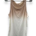 Aerie  Cream & Pink Ombre Sleeveless Scoop Neck Tank Top Sz‎ XL NEW Photo 0