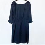 Elie Tahari  Lace Shoulder Drawstring Waist Dress Size 8 Photo 10