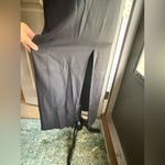 CDC Wear Vintage 90s CDC strappy satin trim black maxi evening dress, size 8 Photo 7