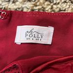Oh Polly  Mini Dress Embellished Red Photo 2