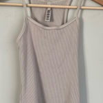 SKIMS  Beige Ribbed Cami Cropped Tank Top Size XS
Cotton blend Photo 0