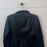White House | Black Market  ruffle leather jacket  Photo 2