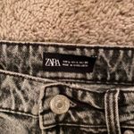 ZARA Black Denim Mini Skirt Photo 1