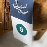 Universal Threads  TAYLOR SUEDE ANKLE BOOTS WOMEN SIDE ZIP, KITTEN HEEL TAN SZ 9 Photo 6