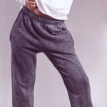 Missguided Acid Wash Sweat Pants Black Size 2 Photo 0