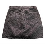 Lucky Brand Old Favorite Cheetah Print Denim Mini Skirt Size 2/26 Photo 5