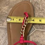 Merona Pink sandals with chain Photo 4