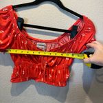 Urban Outfitters  Boho Floral Crop Top Size XS Photo 3