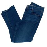 Ann Taylor  Womens Slim Jeans Modern Fit Medium‎ Wash Stretch Denim Blue Size 6P Photo 5