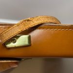 Vintage Top Grain Genuine Cowhide hard leather camera shoulder bag Cary case Brown Photo 7