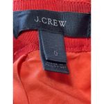 J.Crew  Red Linen Skirt Size 0 Womens Mini A-Line Button Accent‎ Career Photo 6