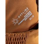 Aerie Offline By Women's XS High Waist Smocked Side Leggings Burnt Orange New Photo 5