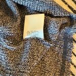 Deletta  Charcoal Knit Sweater Open Cold Shoulder Medium Photo 4