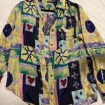 Diane Gilman VINTAGE  BUTTON UP BLOUSE Photo 0