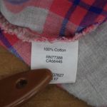 J.Crew Ladies' Button Up Plaid Flannel "Boy Fit" Collared Shirt XL Photo 2