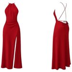 House Of CB  Zanab‎ dress maxi red NWOT size XS Photo 7