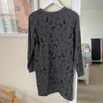 Boden Doodle Dog Sweatshirt Knee Length Mini Dress Black Size 6 Photo 5