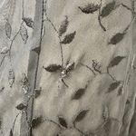 Wild Rose VTG Y2K Black Sheer Leaf Embroidery Witchy Whimsigoth Mini Dress Small Photo 5