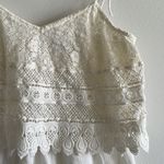 Topshop Ivory Crochet Romper Photo 3