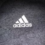 Adidas V-Neck Sweater Grey Size Small Like New Photo 2