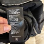 7 For All Mankind Jumpsuit Ruffle Deep V Neck Sleeveless Party Formal Black-M Photo 5