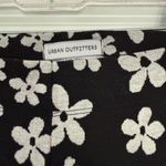 Urban Outfitters  Black and White elastic waist floral pants Photo 1