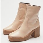 Urban Outfitters Beige Platform Chunky Platform Y2K Boots size 10 Photo 14