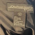 Jonathan Martin VTG  Studio Women's 12 Black‎ Tank Dress Sequin Accent Ramie Photo 3