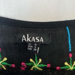 AKASA Swim Coverup Black Size 6 Photo 2