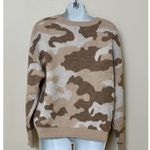 Lucky Brand  Neutral Tan Camo Wool Blend Sweater Size L EUC!! Photo 2