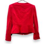 BCBGMAXAZRIA Edward Red Poppy Long Sleeve Full Zip Blazer Jacket Size M NEW Photo 1