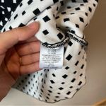 Maison Jules Women’s Sweater Dress L  Jacquard Fit & Flare Square Polka dot cute Photo 6