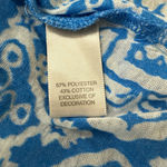 Avenue  Tank Top Size 18/20 Blue White Patterned Sleeveless Photo 8