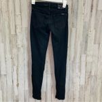 joe's jeans Joe’s Jeans Ruched Ankle Skinny Coated Jet Black Photo 93