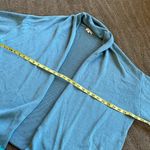 DemyLee New York 100% cotton beautiful beach oversized knit cardigan sea blue Photo 3