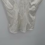 JCPenney Vintage Fantasia Ivory Lace Tank Top USA Size 34 Lace White Photo 2