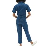 Everlane The Short Sleeve Denim Cover All Jumpsuit Size 0 Photo 3