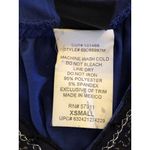 Wrapper  ~ Size X-Small  ~ Blue Blouse ~ V-Neck Photo 5