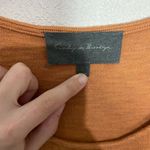 Anthropologie Sunday in Brooklyn  Terracotta Tan Orange Button Dress Small Photo 4