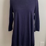 Eileen Fisher  Organic Linen Purple Tunic Dress Photo 0