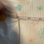 Vintage 90s Valentines Thermal Waffle Knit Snowflake Top – Made in USA White Size M Photo 3