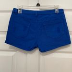 Blu Pepper Bright blue distressed shorts Photo 1